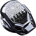 thumbnail image 1 of Cubierta para botón de arranque de coche Bling Bling, color plateado y negro, rotación de 150°, universal, accesorio para coche, 1 of 5