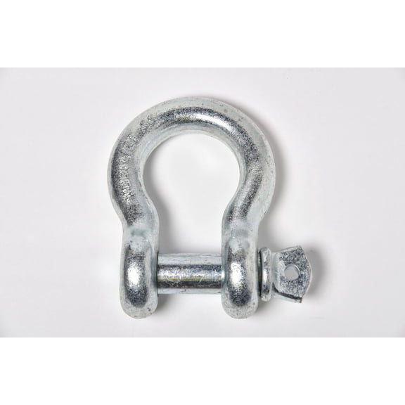 1" Galvanized DRing Bow Shackle Screw w Pin Clevis Rigging Towing 8.5Ton 18500lb