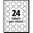thumbnail image 3 of Avery Color Coding Labels, 3/4" Round, Paper, Removable, Assorted Colors, Laser/Inkjet, 1008 Labels (2 Pack), 3 of 5