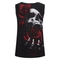 thumbnail image 4 of Levmjia Clearance Women's Ladies V Neck Zipper Tops Summer Trendy Printing T-Shirt Sleeveless Blouse Vest, 4 of 5