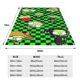 thumbnail image 2 of Invader Zim Fleece Blanket Super Soft Cozy Throw Blanket 80"X60", Lightweight Fuzzy Comfy Flannel Blanket Warm Plush Throw Blankets For Couch, Sofa, Bed, 2 of 8