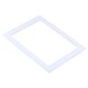 thumbnail image 4 of Marco de fotos magnético Uxcell 5x7, 5 piezas, reutilizable para refrigerador de metal, blanco, 4 of 7