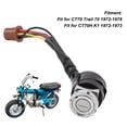 thumbnail image 4 of Interruptor De Llave De Encendido ANGGREK 6 Cables A Prueba de Polvo 35100 098 672 para CT70H K1 1972 A 1973, 4 of 8