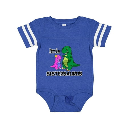 

Inktastic Little Sistersaurus Gift Baby Girl Bodysuit