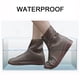thumbnail image 3 of Billuyoard 1 par de nuevos accesorios, cubiertas impermeables de látex para zapatos de lluvia, cubrezapatos, botas de goma Paraguas de lluvia café S, 3 of 6