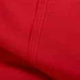 thumbnail image 2 of 100% Egyptian Cotton Emperor (110" x 114" ) Flat Sheet, 600 Thread Count, Cool & Breathable, Soft & Durable Top Sheet { Solid Red Emperor Size }, 2 of 6