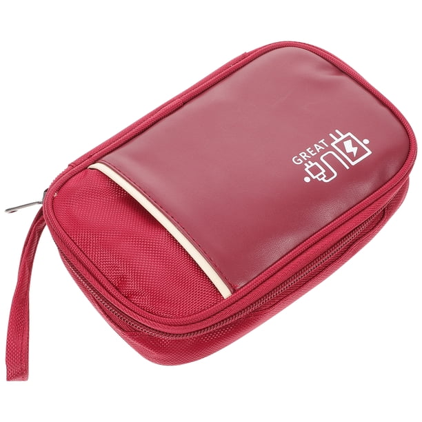 Organizador de cables de viaje, bolsa para accesorios electrónicos, cargador, teléfono y auriculares.