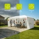 thumbnail image 3 of Toldo Carpa Para Fiesta 6x3 Impermeable 4 Paredes Eventos Blanco, 3 of 7
