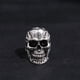 thumbnail image 4 of Anillo de cabeza de fantasma Anillo de calavera Anillo de accesorios de plata Anillo de grieta tallada retro, 4 of 5
