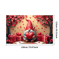 thumbnail image 1 of Red Roses Flower Vase Backdrop Photo Booth Background Romantic Hanging Hearts Wedding Photography Banner Valentines Celebrations Decor Event, 1 of 4