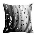 thumbnail image 1 of EREHome Notes de Musique Housse d'Oreiller Ensemble 16x16 Pouces, 1 of 1