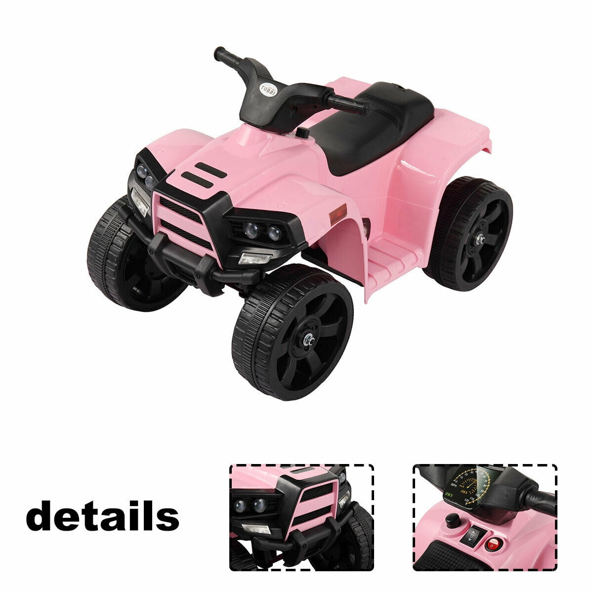 Kepooman Electric Cars for Kids, 6V Battery Powered Ride on Toys for Girls Boy, Led Lights, Gift Kepooman Electric Cars for Kids, 6V Battery Powered Ride on Toys for Girls Boy, Led Lights, Gift
