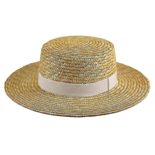 Sombreros de navegante para mujer, sombrero de paja, ala ancha, disfraz de Halloween y Navidad