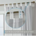 thumbnail image 2 of Addison Sheer Tab Top Curtain Panels, 2 of 4
