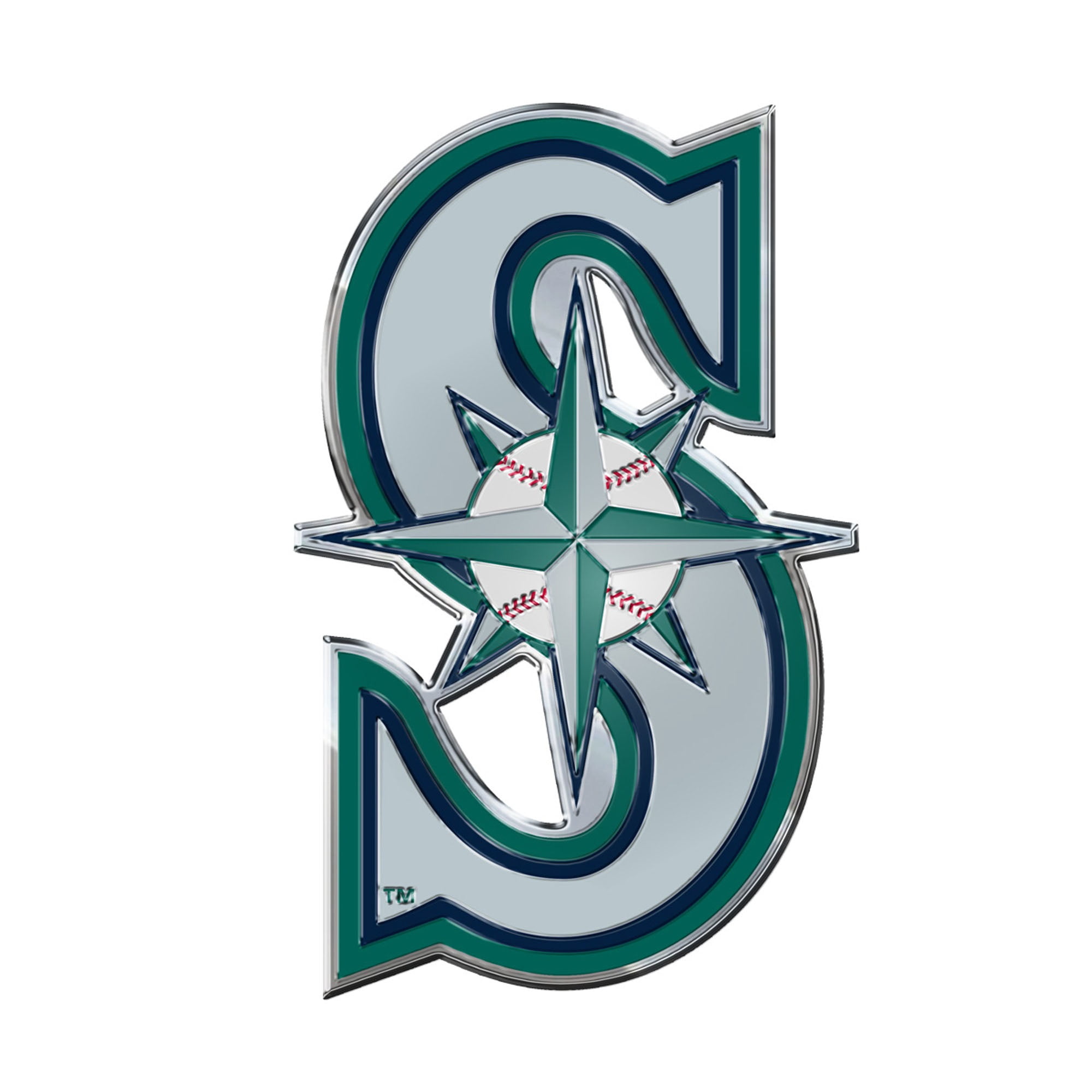 Fanmats, MLB Seattle Mariners Embossed Color Emblem