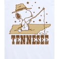thumbnail image 3 of Peanuts - Tennessee Fishing Snoopy -Toddler And Youth Short Sleeve Graphic T-Shirt, 3 of 6