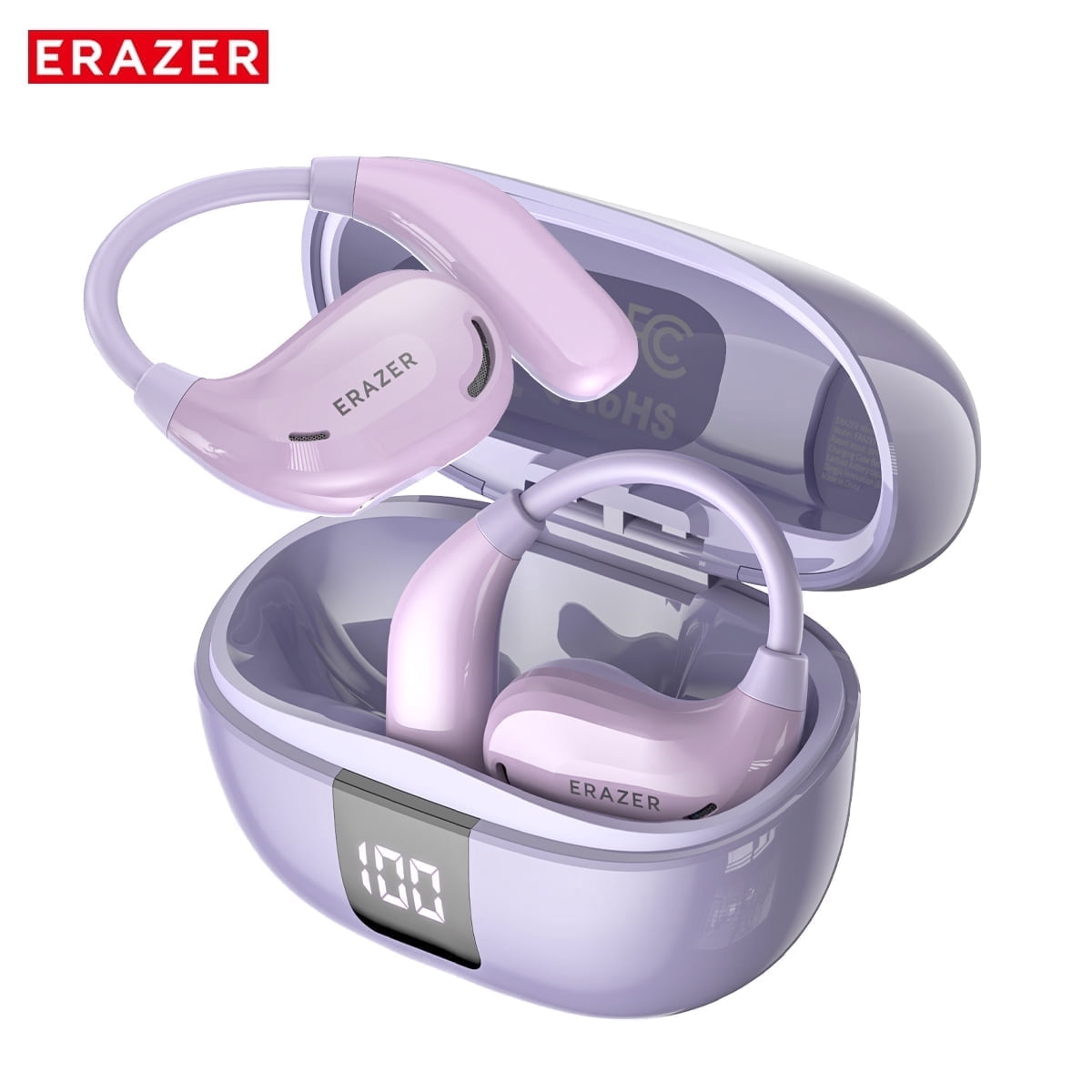 ERAZER XT66PRO Bluetooth 6.0 Wireless Open-Ear Headphones, AI