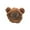 Brown, variant on Elainilye Fashion Pet Cats Dog Hat Cute Plush Hat Pet Headband Decorative Cap for Small Medium Cats and Dogs,Brown