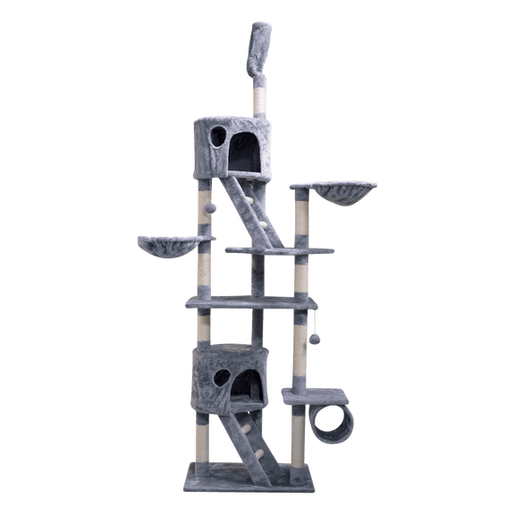 Mueble Para Gato Fancy Pets C/Tunel Hamacas Casas Y Escaleras 240 CM