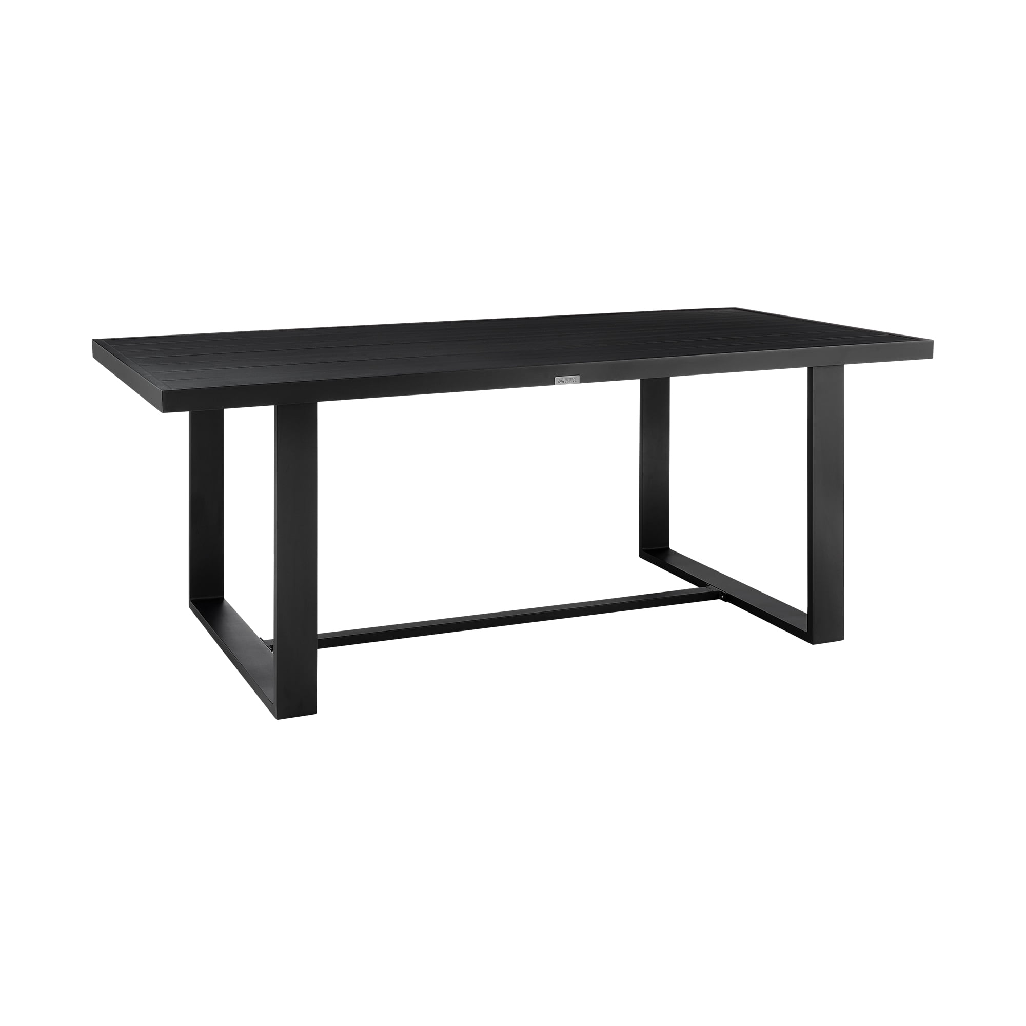 Alegria Outdoor 7-Piece Dining Table Set in Aluminum with Grey Rope and Cushions
