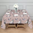 thumbnail image 6 of 42x42 Inch Waterproof Square Tablecloth, Thickened Polyester Table Cover for Dining & Parties, Floral Print, 6 of 6