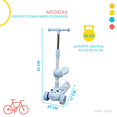 thumbnail image 3 of Mini Scooter 2 en 1 Plegable con Asiento Musica Luz y Freno, 3 of 6