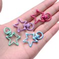 thumbnail image 3 of Luzkey 10xMetal Lobster Clasp Keychain Hook DIY Jewelry Making Buckle Findings Bags, 3 of 8