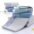 thumbnail image 5 of Paquete de 2 toallas de mano, toallas de algodón para baño, toalla suave y absorbente de secado rápido (gris), 5 of 5