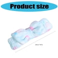 thumbnail image 3 of Elastic Bowknot Plush Spas Headbands For Women And Girl Perfect For Makeup And Face Washing Accessories Hairband, 3 of 9