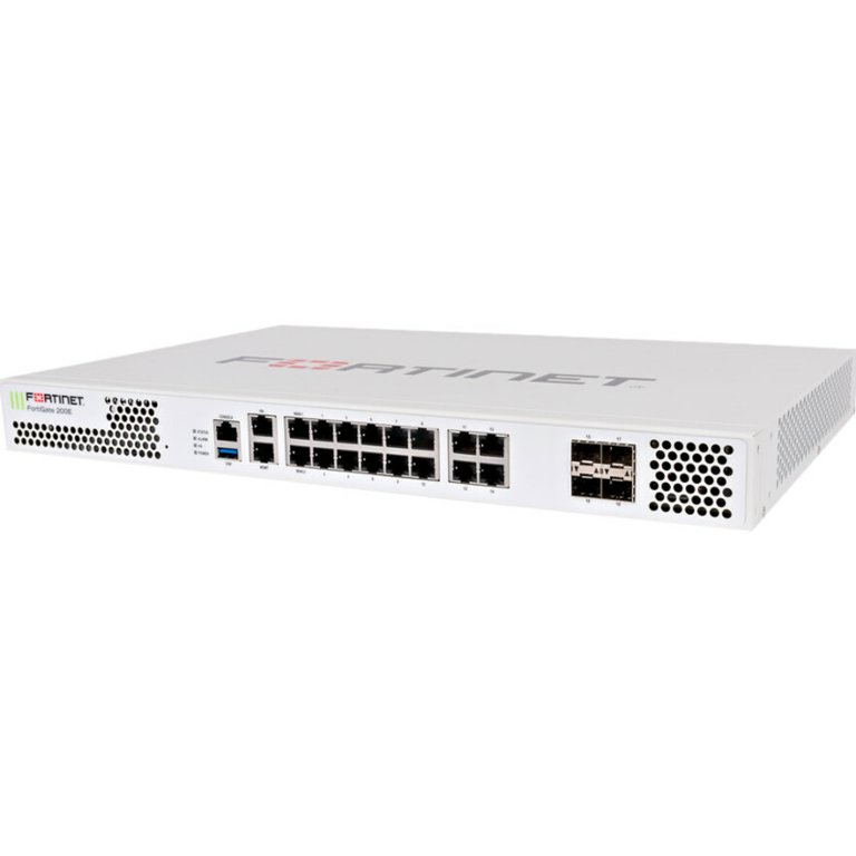 Fortinet FortiGate 200E - UTM Bundle - security appliance - with 3 years  FortiCare 24X7 Comprehensive Support + 3 years FortiGuard - GigE - 1U -