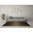 thumbnail image 3 of Ahgly Company Indoor Rectangle Abstract Brown Contemporary Area Rugs, 8' x 10', 3 of 4