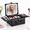 Black Checkerboard, variant on Makeup Case Withic Lighted Mirror Box Detachable Led Adjustable Brightness In 3 Colors Waterproof Stororganizer Artist Suitcase Di