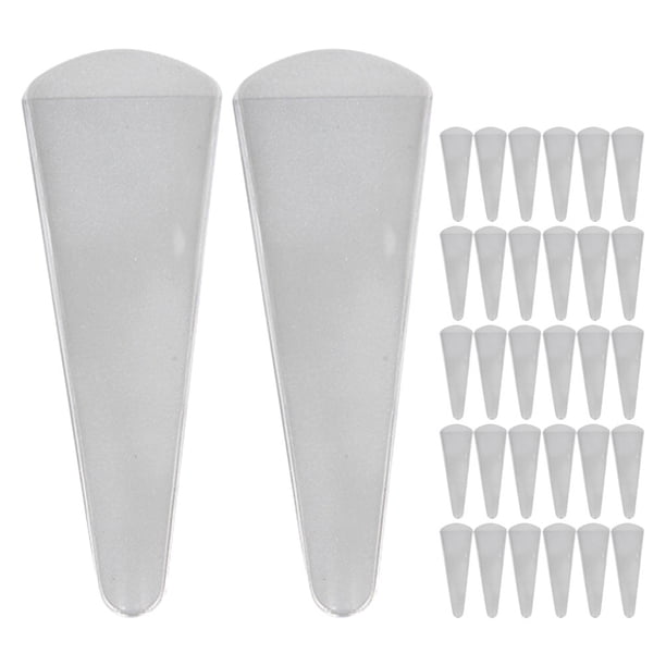 50 Uds. Fundas protectoras reutilizables para tijeras, cubiertas de seguridad para tijeras para recortar cejas