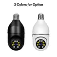 thumbnail image 4 of 1080P Bombilla de luz inalámbrica Monitor Cámara WiFi Cámara de seguridad 2MP Admite audio bidirecci Tomshoo Negro/Paquete de 1, 4 of 7