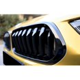 thumbnail image 4 of Car Glossy Black Front Bumper Grill Grilles Frame Cover Trim Sport Racing Grills For- F39 X2 2020 2, 4 of 5