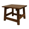 thumbnail image 4 of Leigh Country TX 36010 Amber-Log Adult Outdoor Rectangular Patio End Table - Brown, 4 of 6