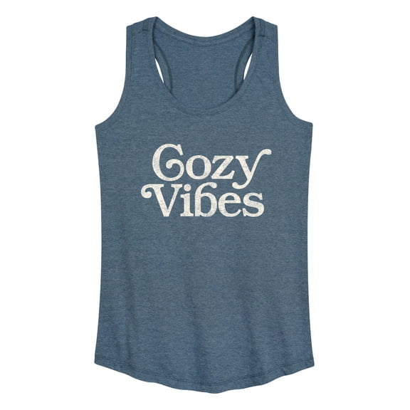 Instant Message - Cozy Vibes - Women's Racerback Tank Top
