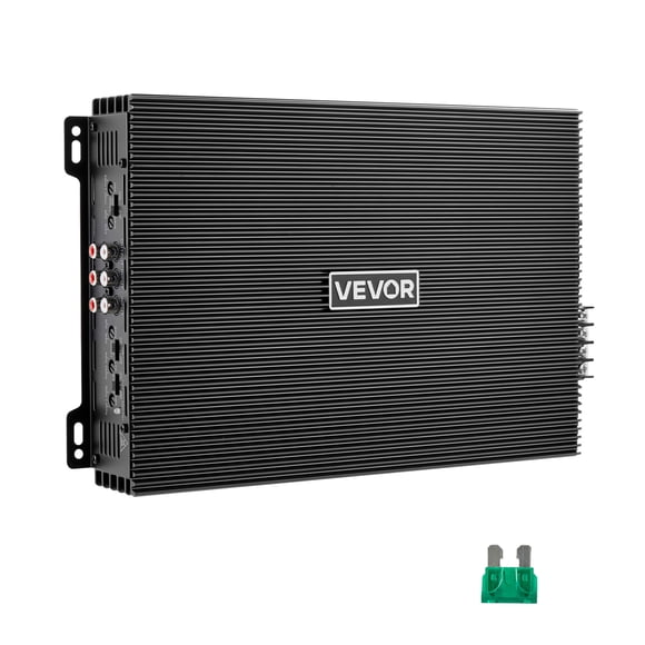 VEVOR 4 Channel Car Audio Amplifier 2 Ohm Stable Bridgeable Class A/B Full Range Amp Max Power 4 x 200W @ 4 Ohm / 4 x 400W @ 2 Ohm for Car SUV Truck Off-Road