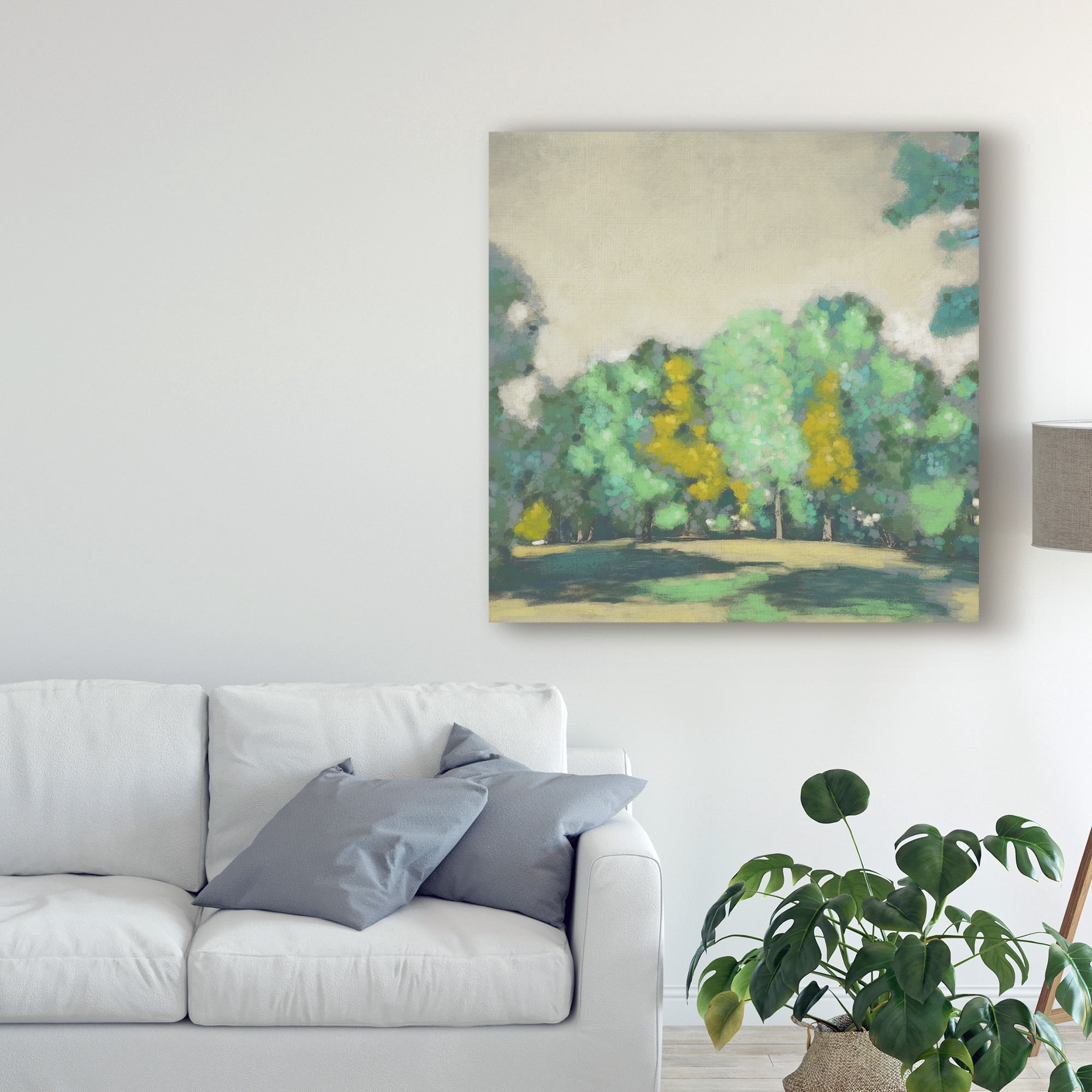 Trademark Fine Art 'Treeline I' Canvas Art by Chariklia Zarris