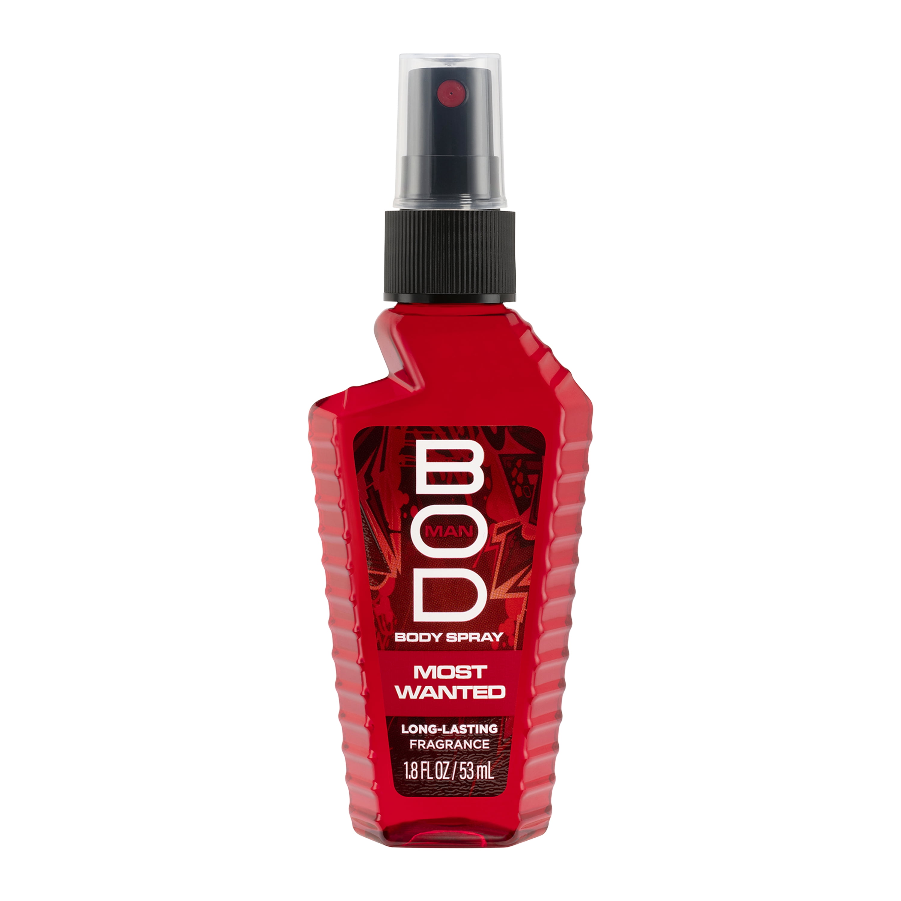 BOD Man Body Spray Gift Set, Black, Really Ripped Abs, Most Wanted, 3 Piece