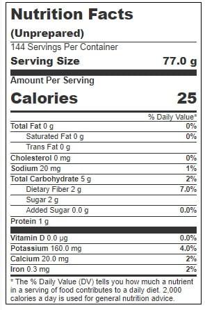 Simplot California Vegetable Blend - 32 oz. package, 12 package per case