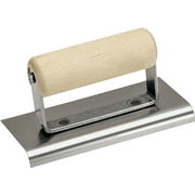 Marshalltown CE509S Hand Edger, 6 in L Blade, 4 in W Blade, Stainless Steel Blade, 5/8 in Lip, 1/2 in Lip Radius