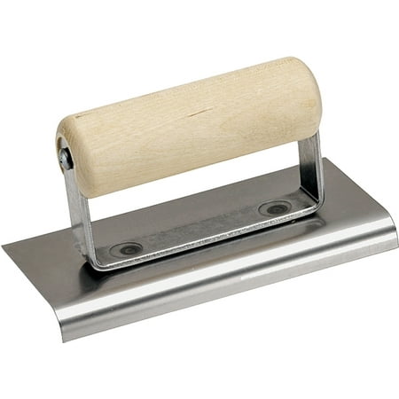 Marshalltown CE509S Hand Edger, 6 in L Blade, 4 in W Blade, Stainless Steel Blade, 5/8 in Lip, 1/2 in Lip Radius