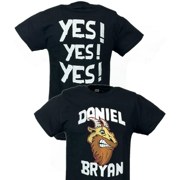 Daniel Bryan Goat YES YES YES! Black T-shirt