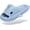 Blue, variant on Men's and Women's Shark Slides Cloud Slippers Summer Novelty Open Toe Slide Sandals Anti-Slip Beach Pool Shower Shoes with Cushioned Thick Sole