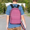 thumbnail image 4 of Rateoe Gingham Pattern Student Backpack Water-resistant Backpack 15-inch Laptop Backpack Lightweight Adjustable School Backpack, 4 of 6