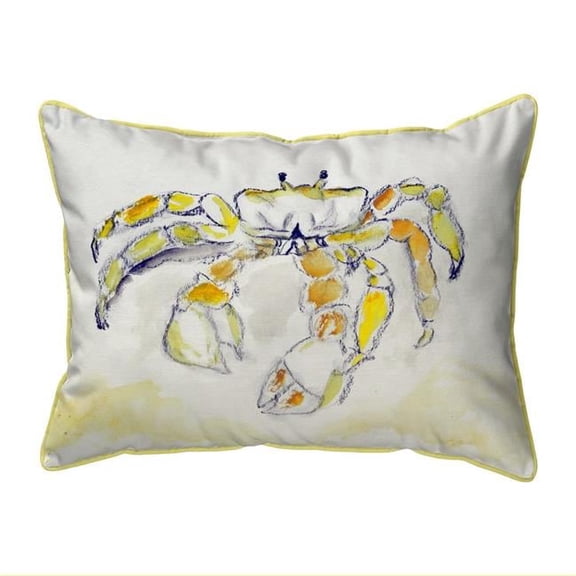 Betsy Drake ZP717 Ghost Crab Extra Large Zippered Indoor & Outdoor Pillow - 20 x 24 in.