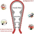 thumbnail image 2 of 4 in 1 Jar Opener, Red - Easy Opening for Weak Hands, Arthritis, and Seniors, 2 of 2