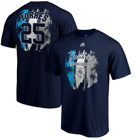 Gleyber Torres New York Yankees Majestic 2019 Spring Training Name & Number T-Shirt -