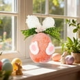 thumbnail image 6 of Twfbrm Easter Bunny Hanging Ornaments, Easter Decorations 4.7 inch Pastel Flocked Easter Eggs with Bunny Ears, Shatterproof Spring Decorative Plush Eggs Pendants for Tree, Wall, Doors & Mantels, 6 of 9
